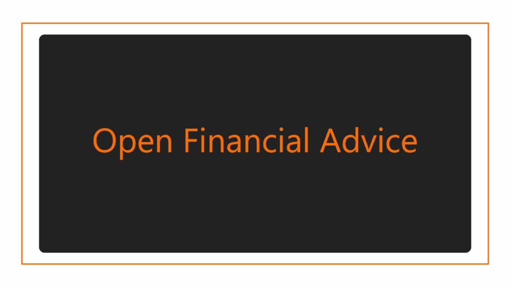 open-financial-advice