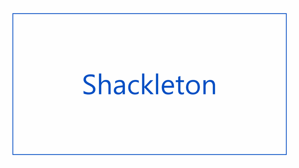 shackleton