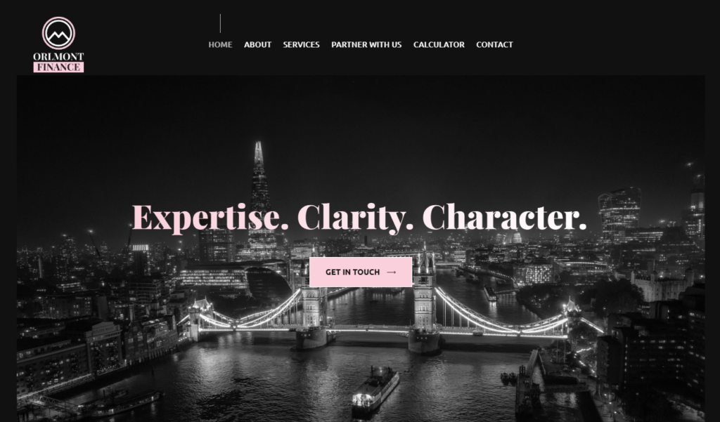orlmont finance homepage